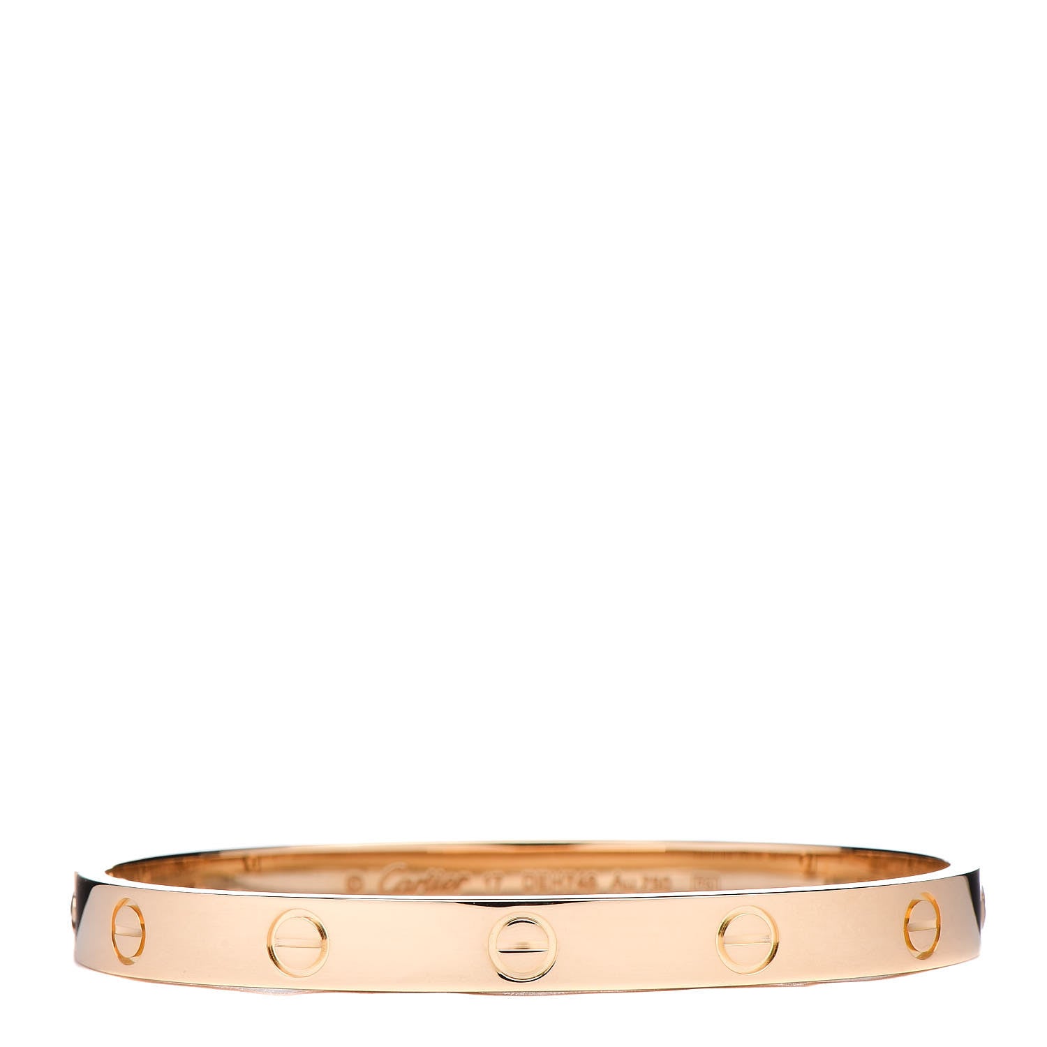 Cartier 18K Yellow Gold LOVE Bracelet 17 1 of 8