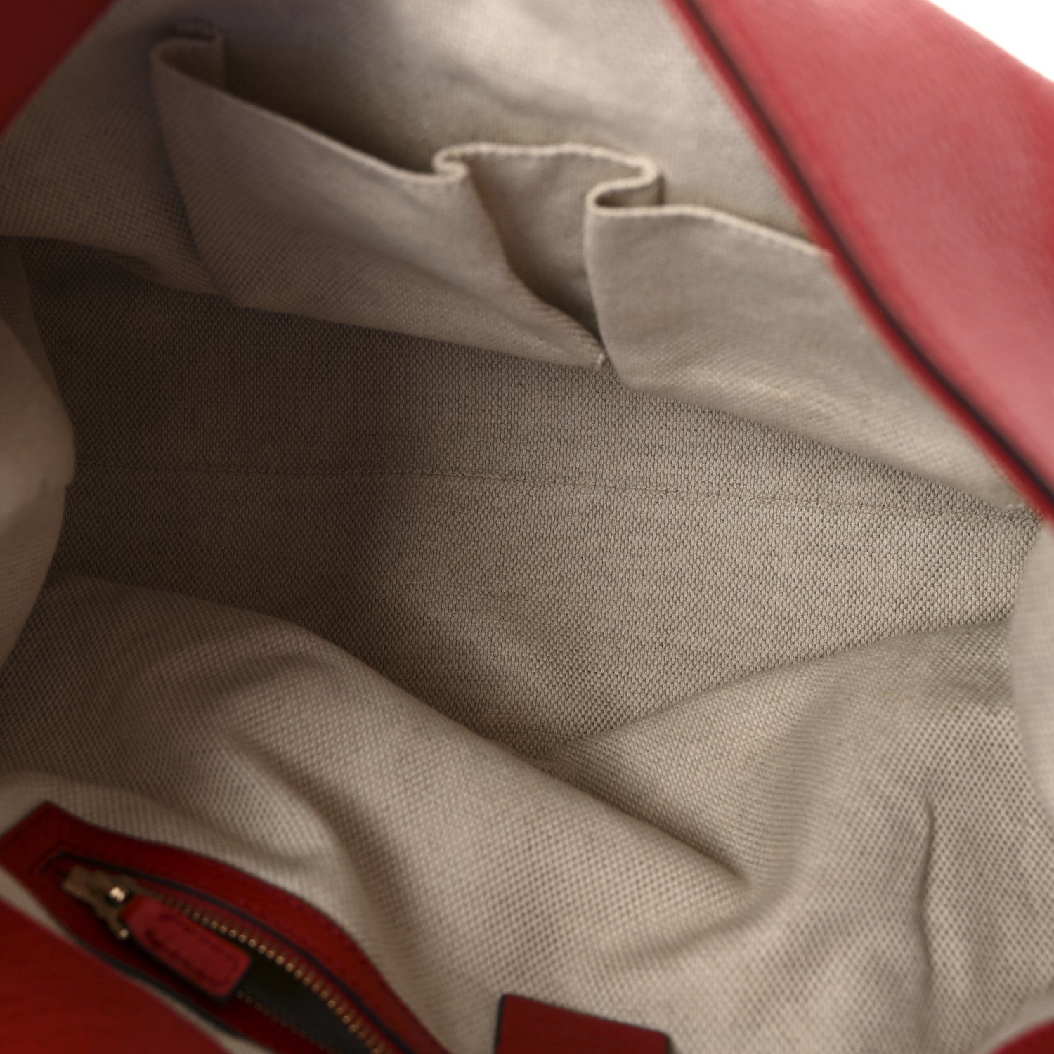 Gucci Pebbled Calfskin Medium Soho Chain Shoulder Bag Tabasco Red 5 of 10