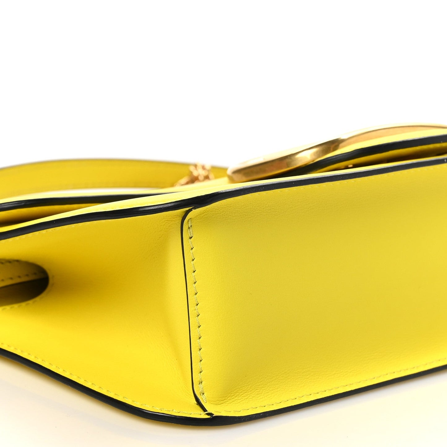 Calfskin Vlogo Loco Shoulder Bag Bright Lemon