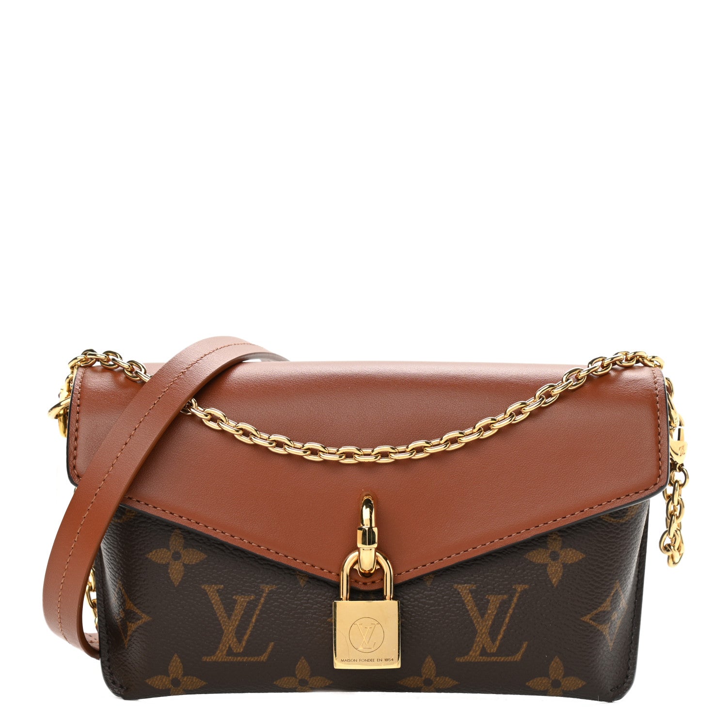 Louis Vuitton Monogram Padlock On Strap Caramel 1 of 10