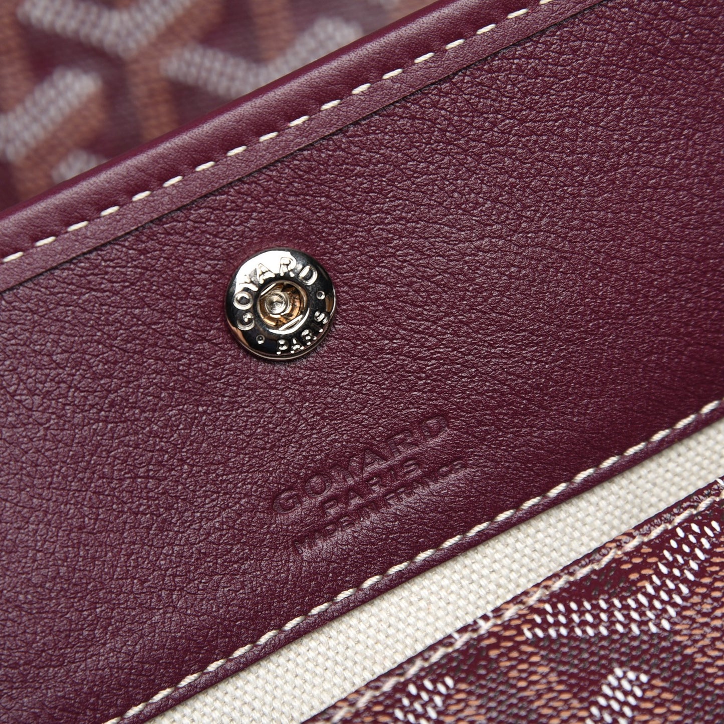 Goyardine Saint Louis GM Burgundy