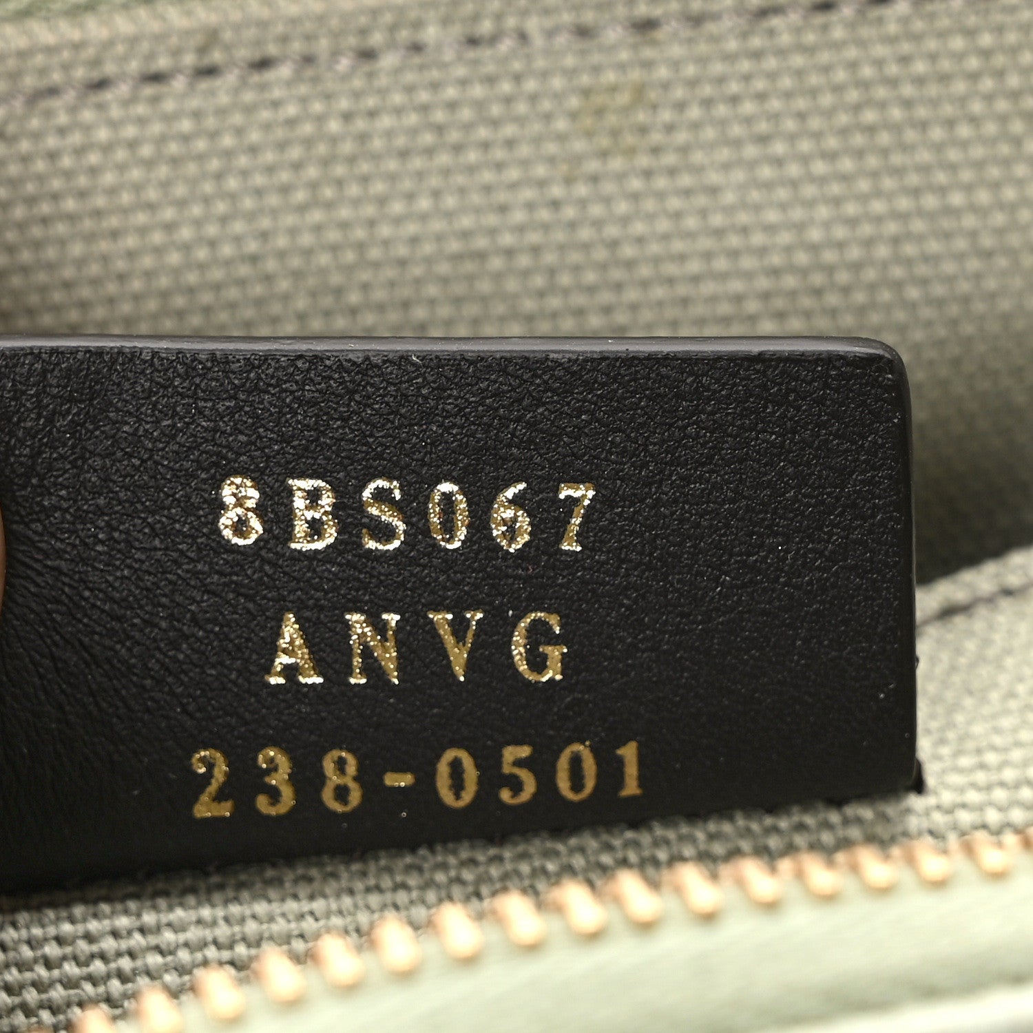 Fendi Canvas Vitello King Plexiglass Logo Embroidered Mini By The Way Top Handle Boston Bag Green Tea 7 of 10