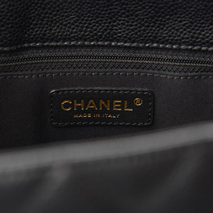 Chanel Caviar Quilted Grand Shopping Tote GST Black 5 of 9