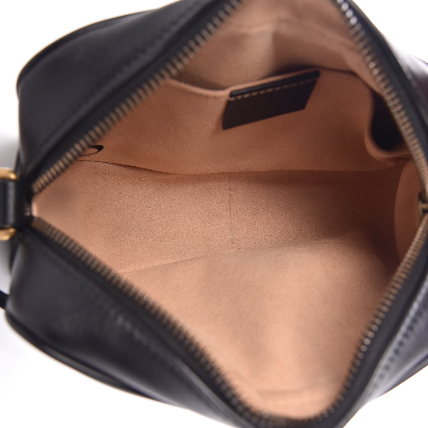 Gucci Calfskin Matelasse Mini GG Marmont Chain Shoulder Bag Black 5 of 8