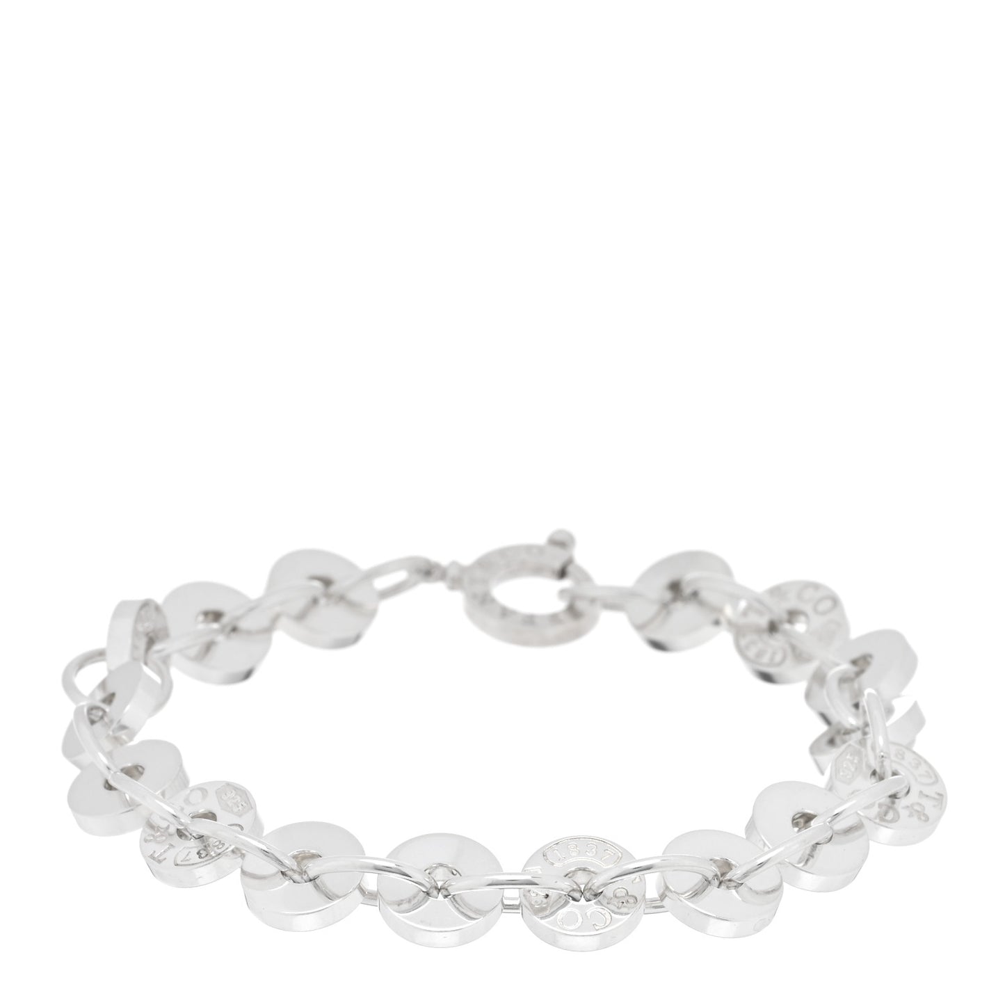 Sterling Silver 1837 Circle Bracelet