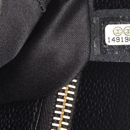 Chanel Caviar Quilted Grand Shopping Tote GST Black 7 of 7
