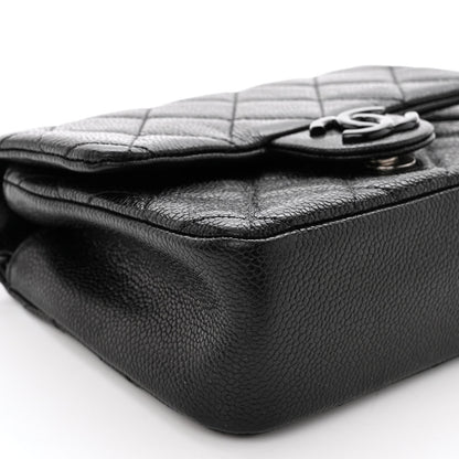 Chanel Caviar Quilted Incognito Mini Square Flap Black 9 of 11