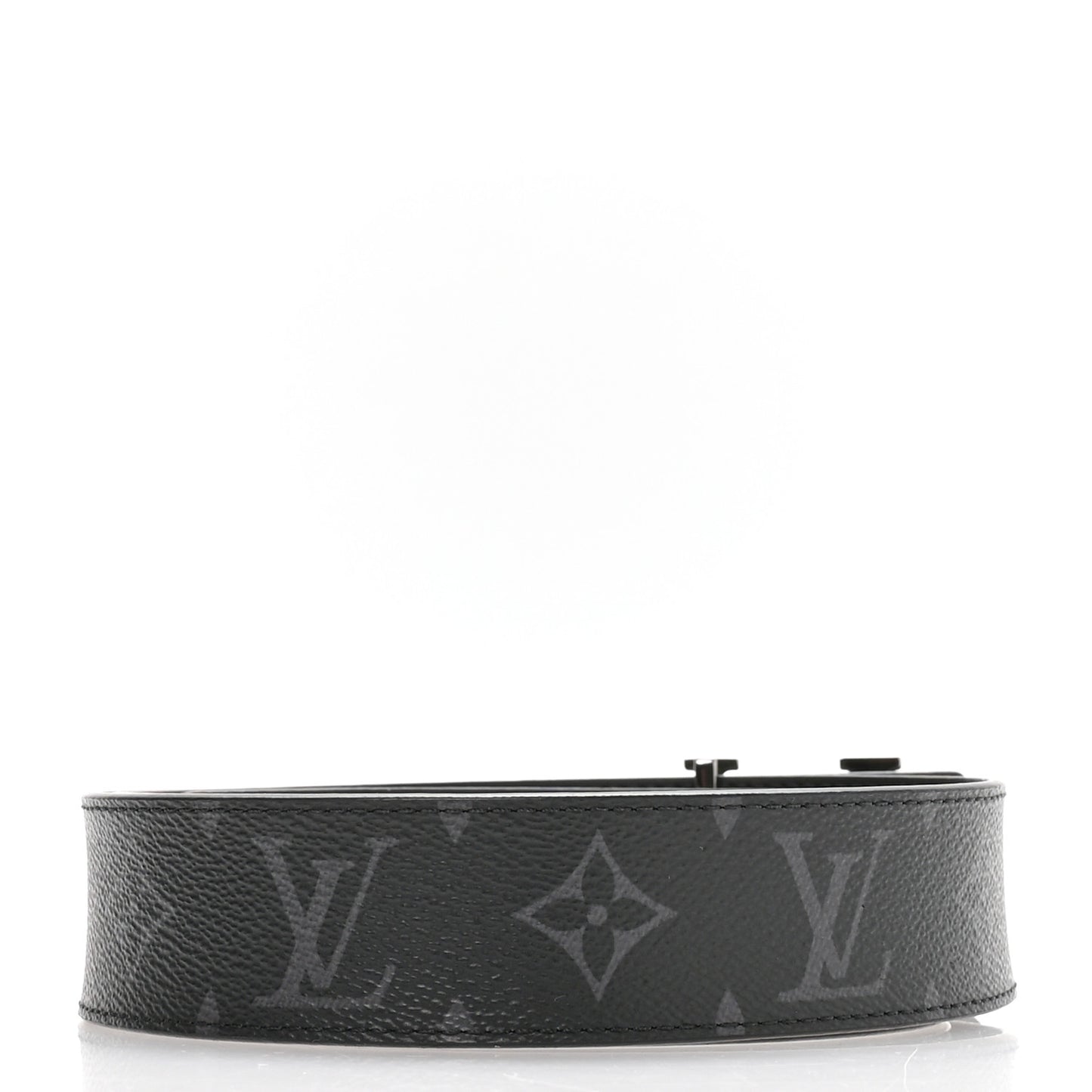 Calfskin Monogram Eclipse 35mm LV Initiales Reversible Belt 85 34