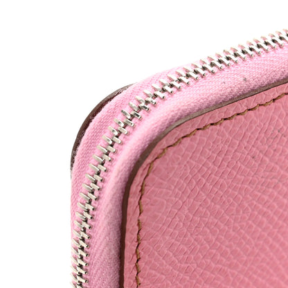 Hermes Epsom Silk'in Coin Purse  5P Pink 10 of 11