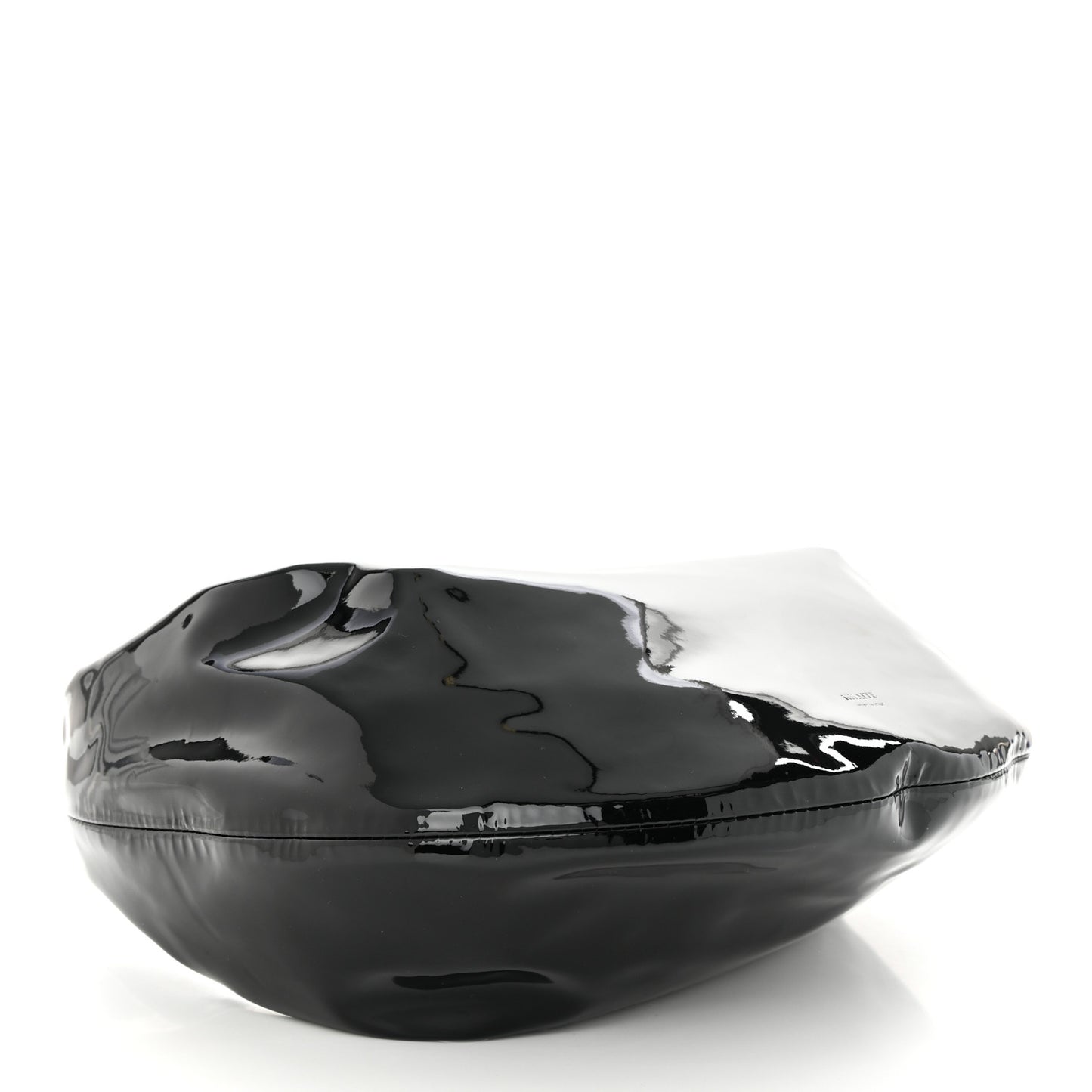 Patent Medium Olivia Hobo Black