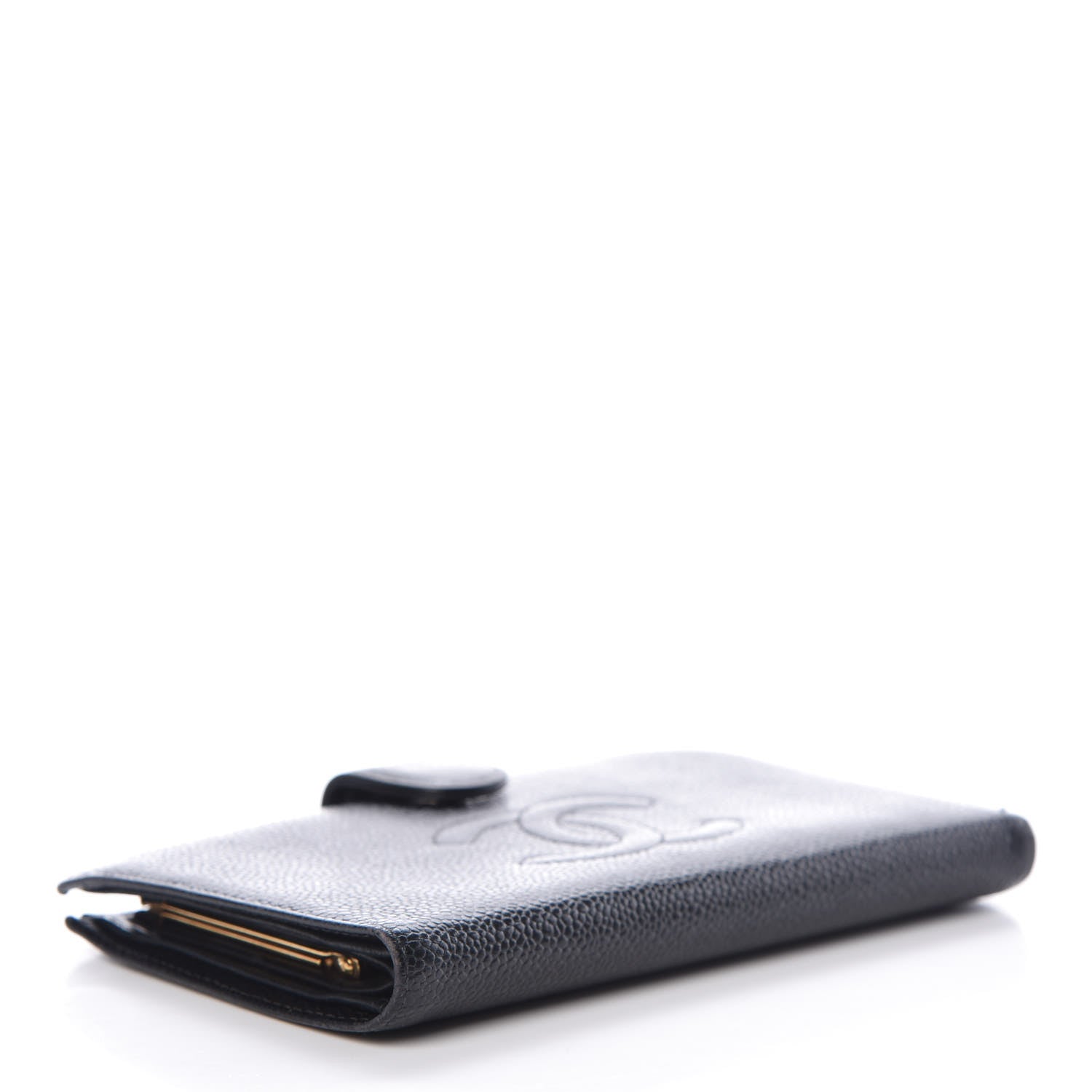 Chanel Caviar Timeless CC French Wallet Black 4 of 16