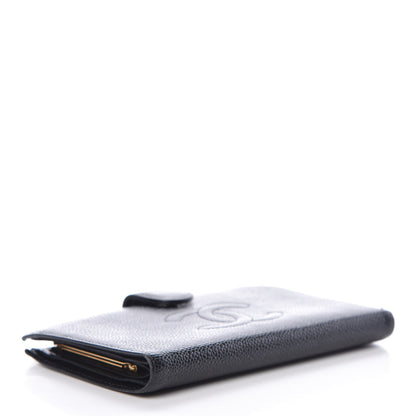 Chanel Caviar Timeless CC French Wallet Black 4 of 16