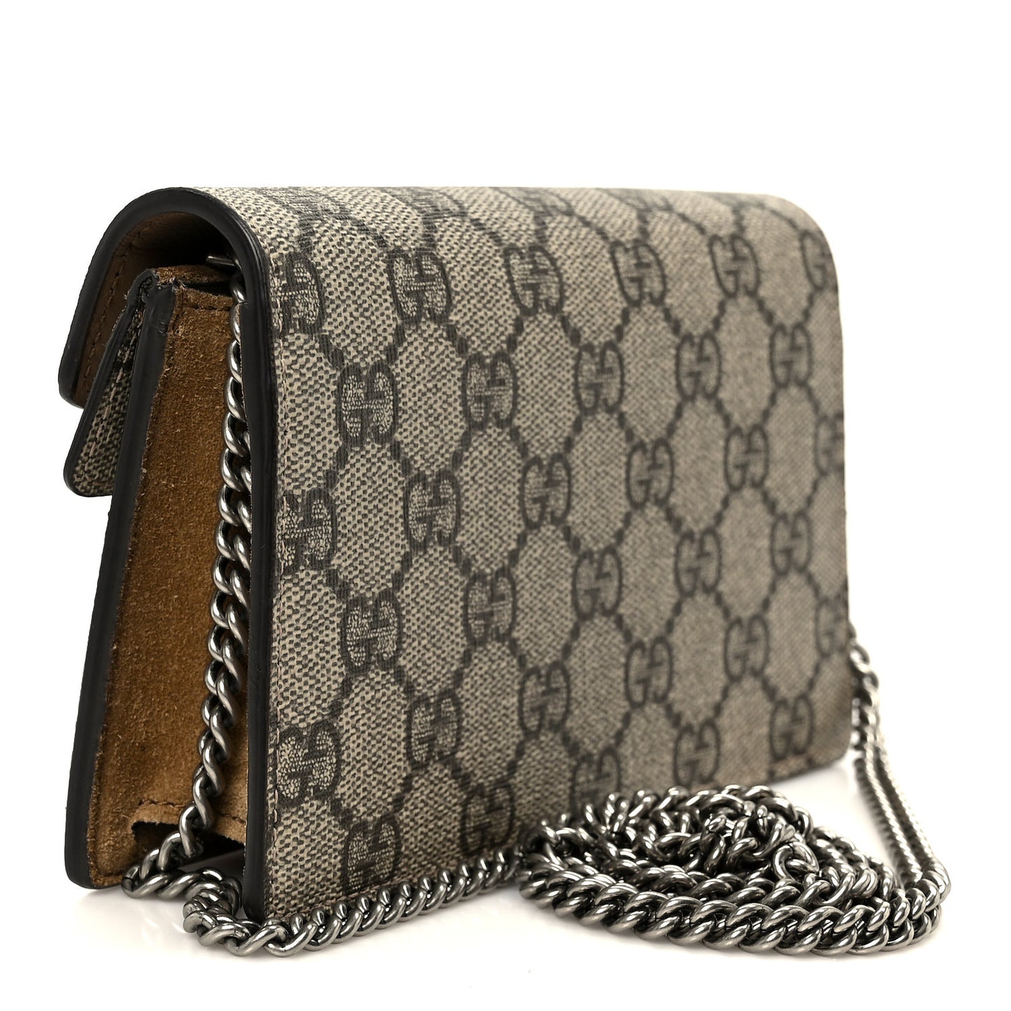 GG Supreme Monogram Super Mini Dionysus Shoulder Bag Taupe