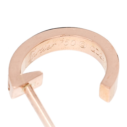 Cartier 18K Pink Gold Small LOVE Hoop Earrings 4 of 4