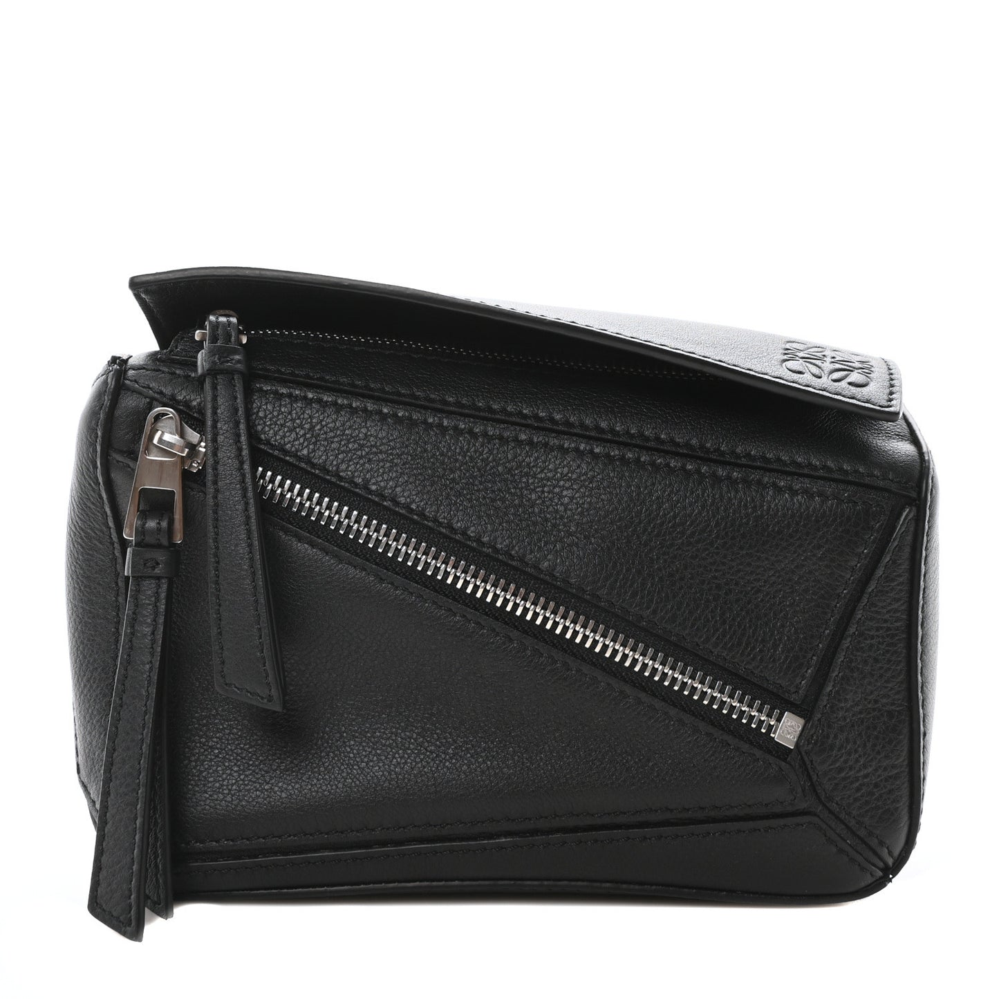 Calfskin Mini Puzzle Bumbag Black