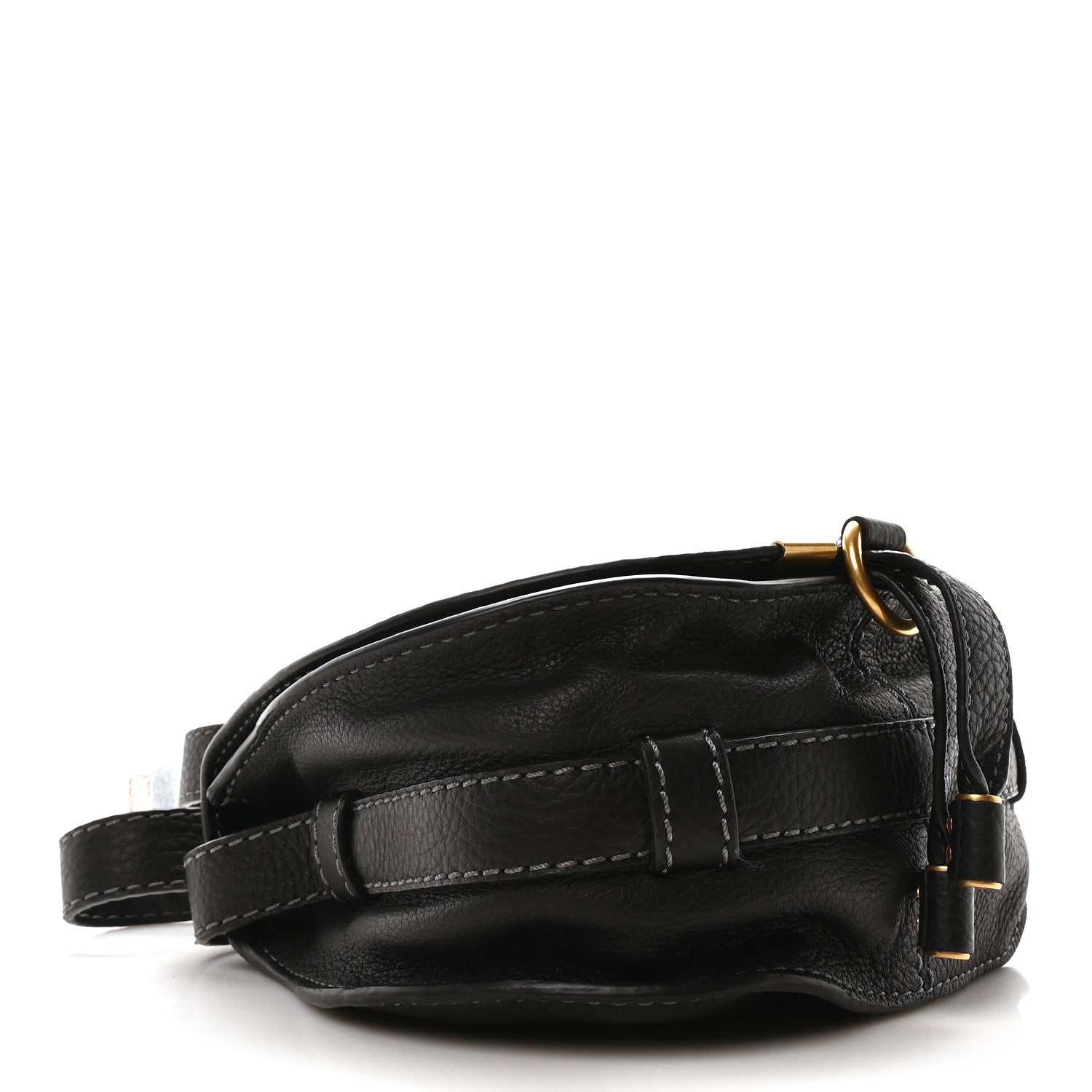 Chloe Calfskin Mini Marcie Round Crossbody Bag Black 4 of 11