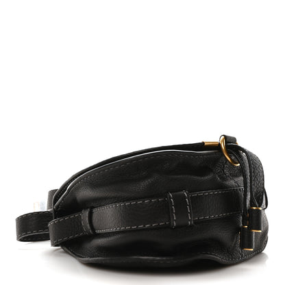 Chloe Calfskin Mini Marcie Round Crossbody Bag Black 4 of 11