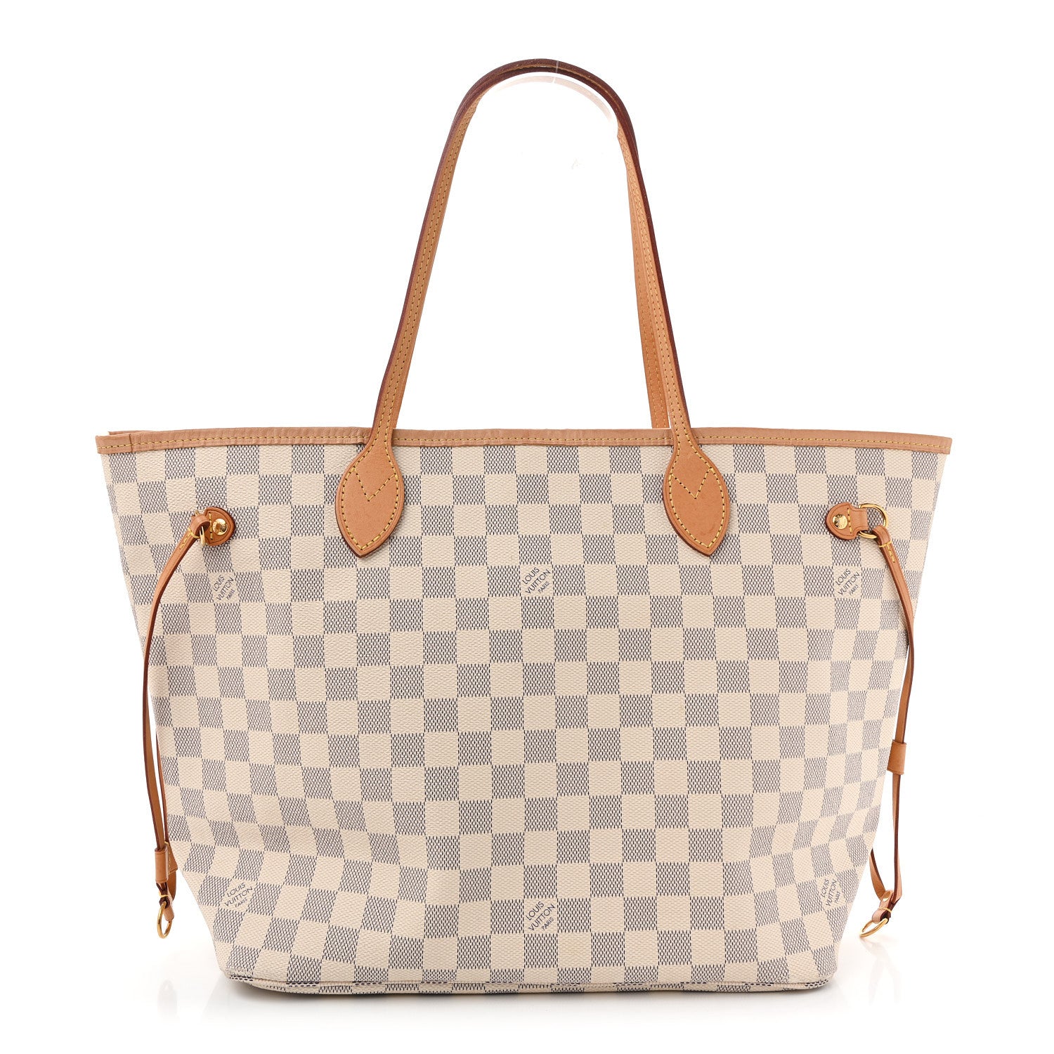 Louis Vuitton Damier Azur Neo Neverfull MM Rose Ballerine 1 of 14