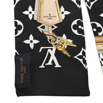 Louis Vuitton Silk Monogram Confidential Bandeau Black 3 of 3