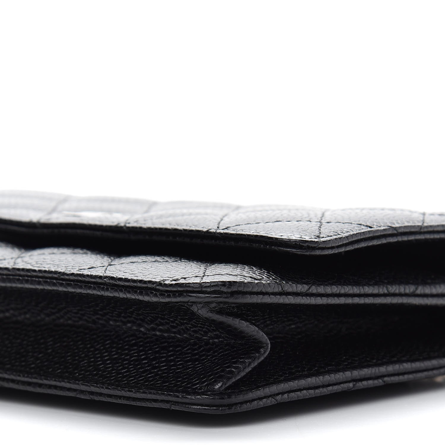 Chanel Caviar Quilted Wallet On Chain WOC Black 10 of 10