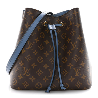 Louis Vuitton Monogram Neonoe MM Blue Jean 1 of 12