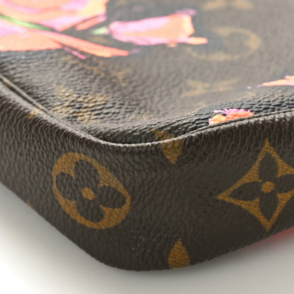 Louis Vuitton Monogram Roses Pochette Accessories 9 of 11