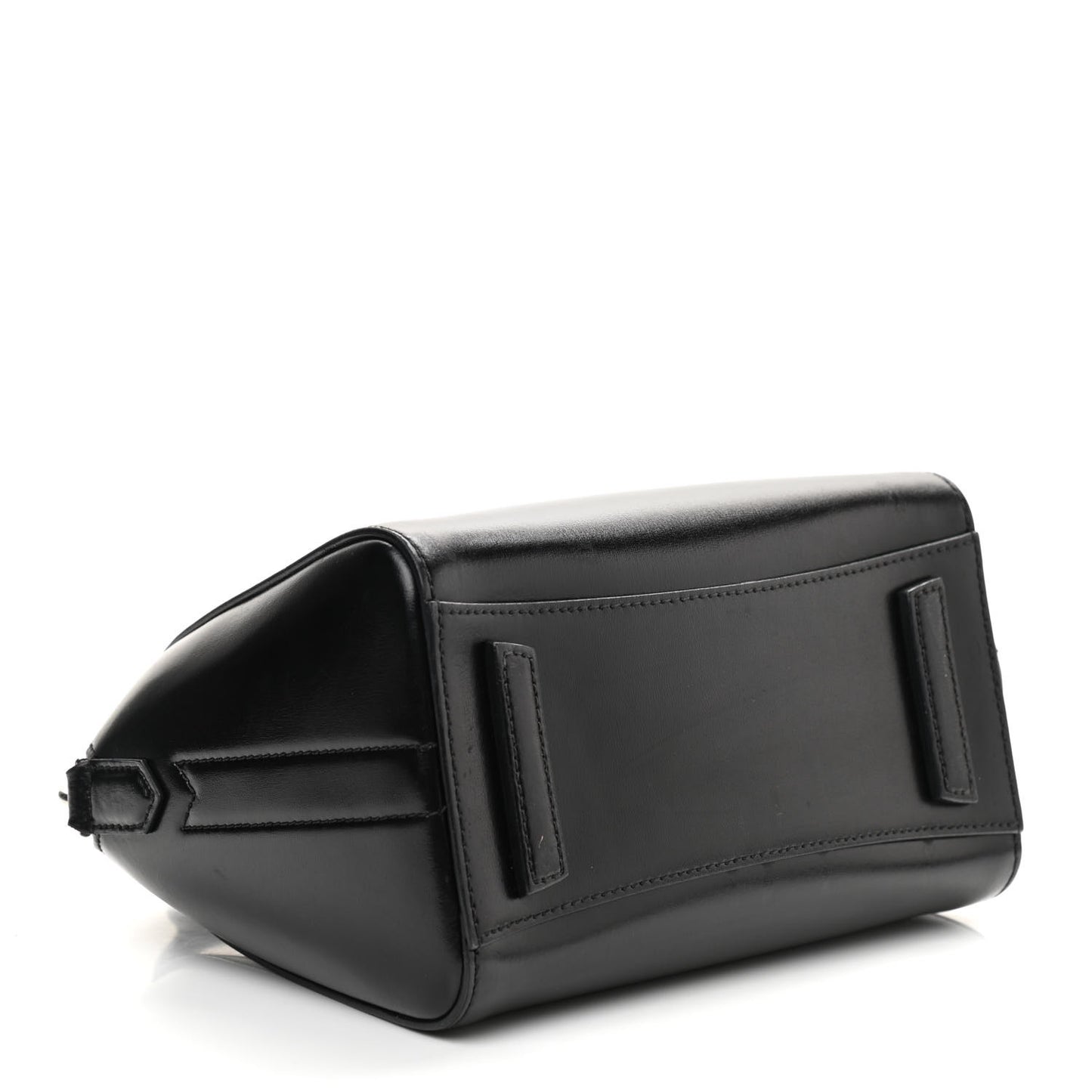 Shiny Lord Calfskin Mini Antigona Black