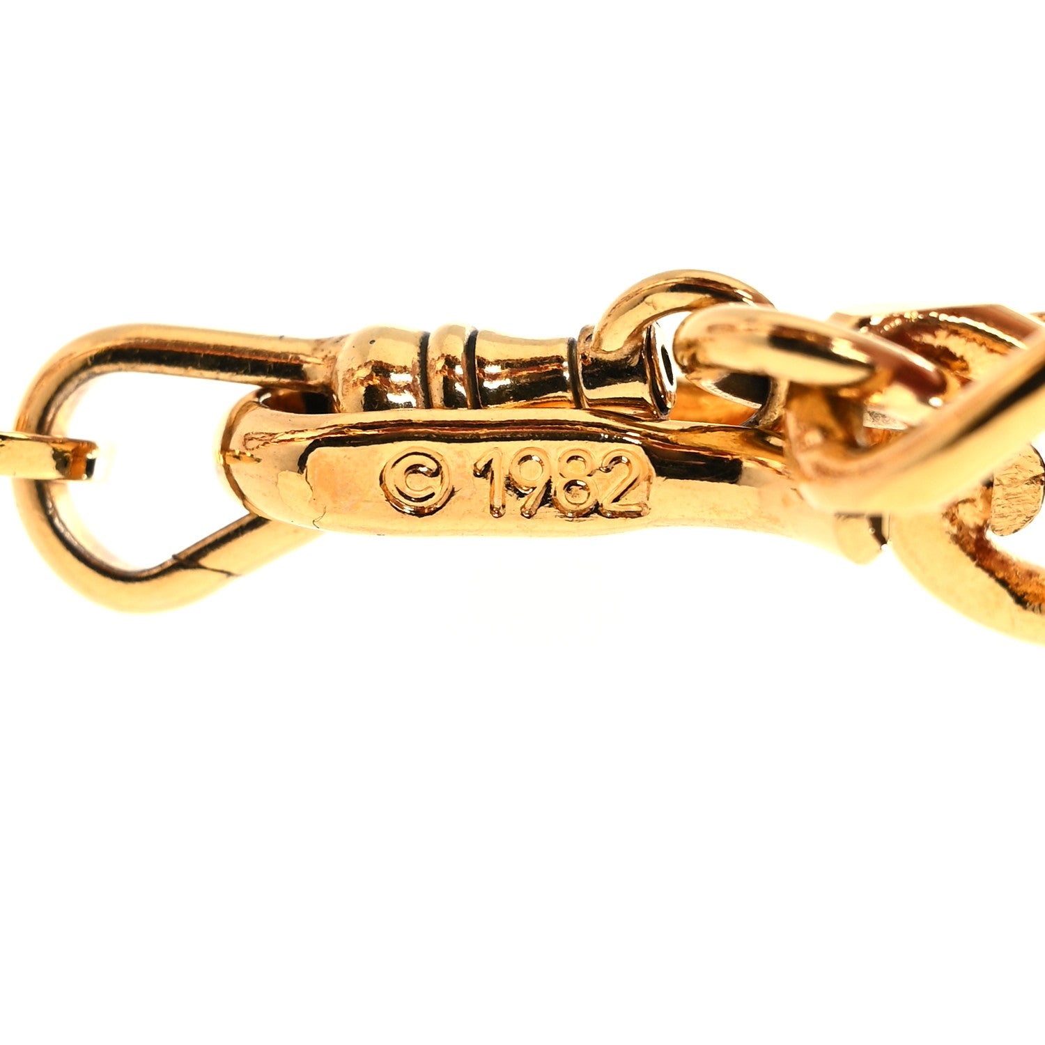 Chanel Lambskin Chain CC Medallion Belt Red Gold 4 of 5