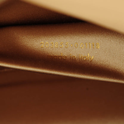 Saint Laurent Textured Patent Calfskin Monogram Large Belle De Jour Clutch Nude 7 of 9