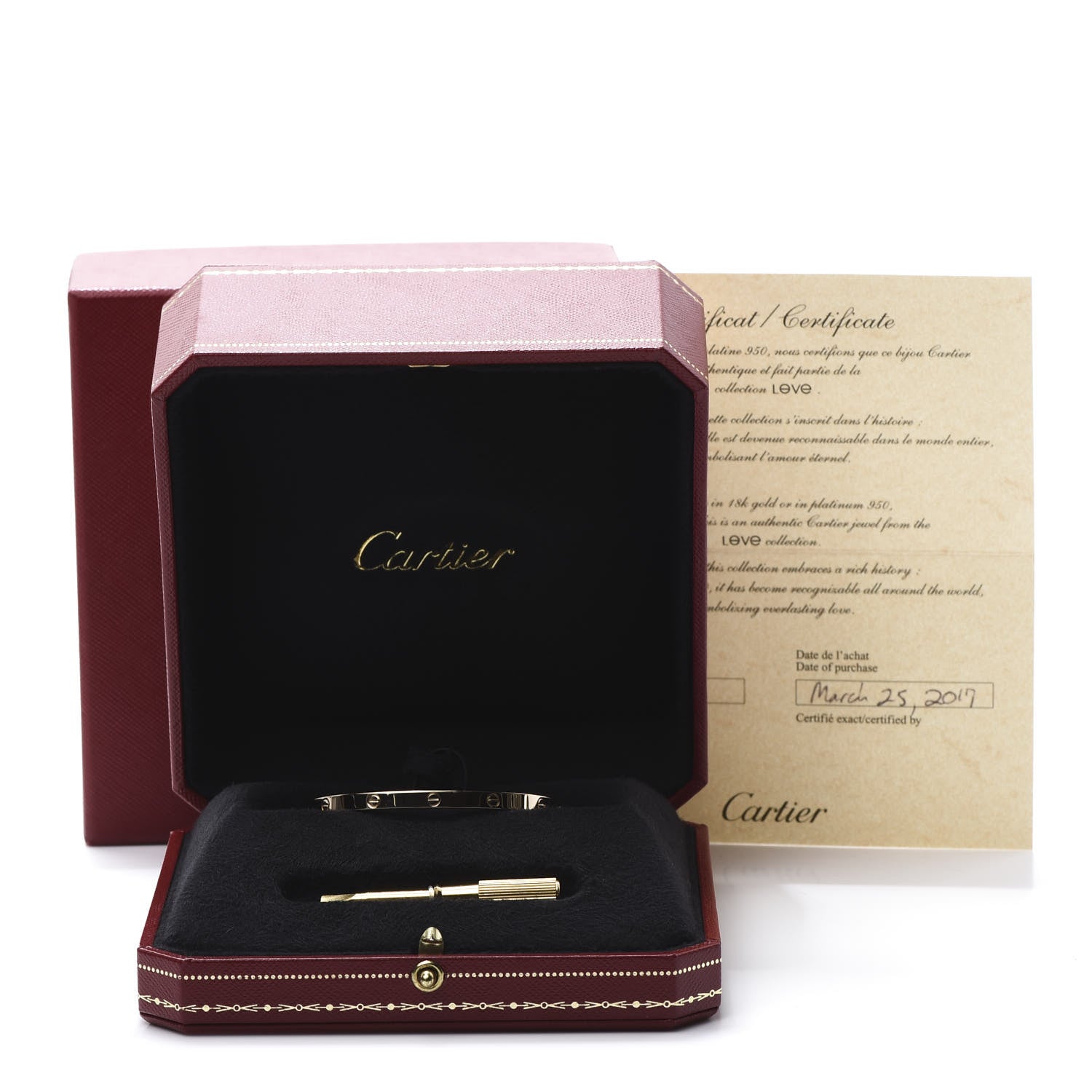 Cartier 18K Yellow Gold Small LOVE Bracelet 15 12 of 12