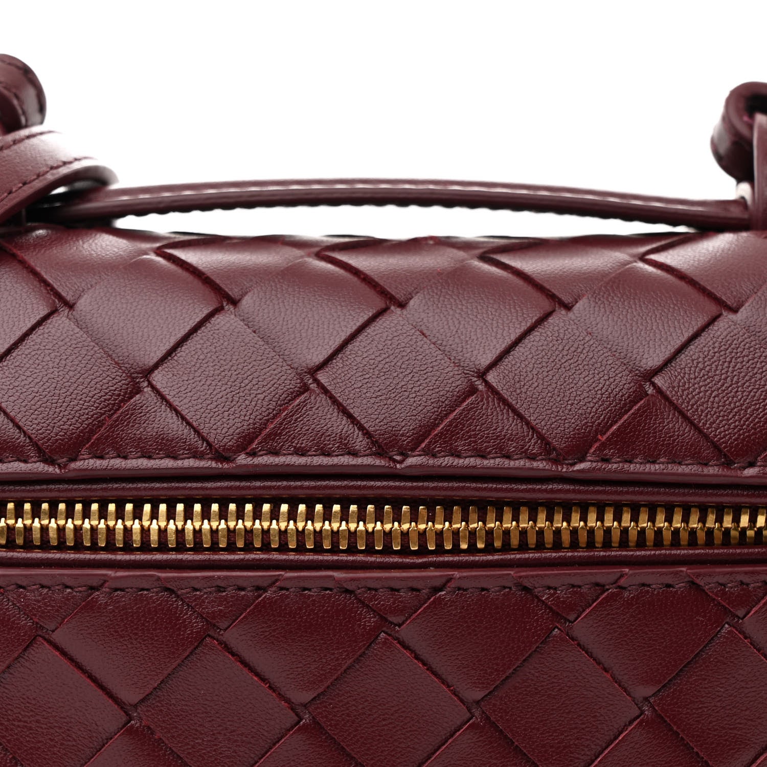 Bottega Veneta Nappa Intrecciato Bang Bang Vanity Case Barolo 8 of 10