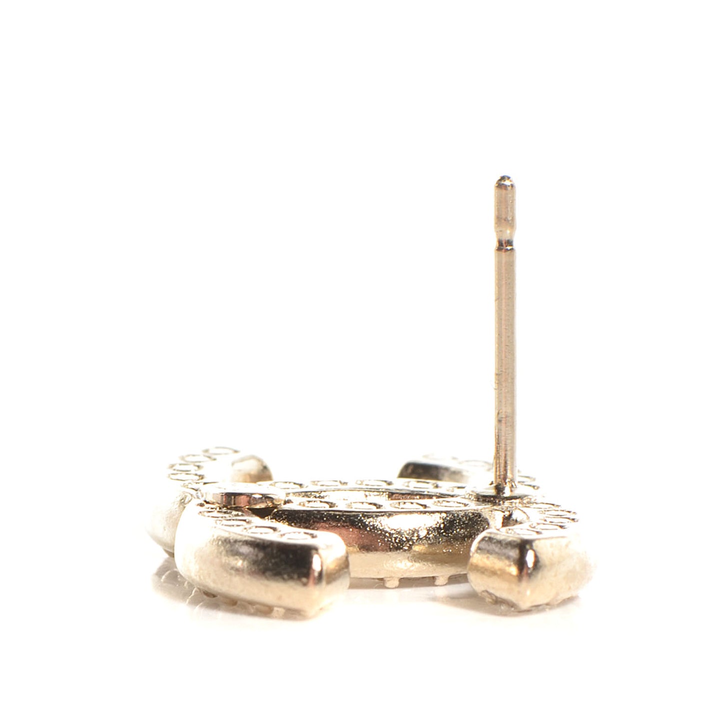 Crystal CC Earrings Gold