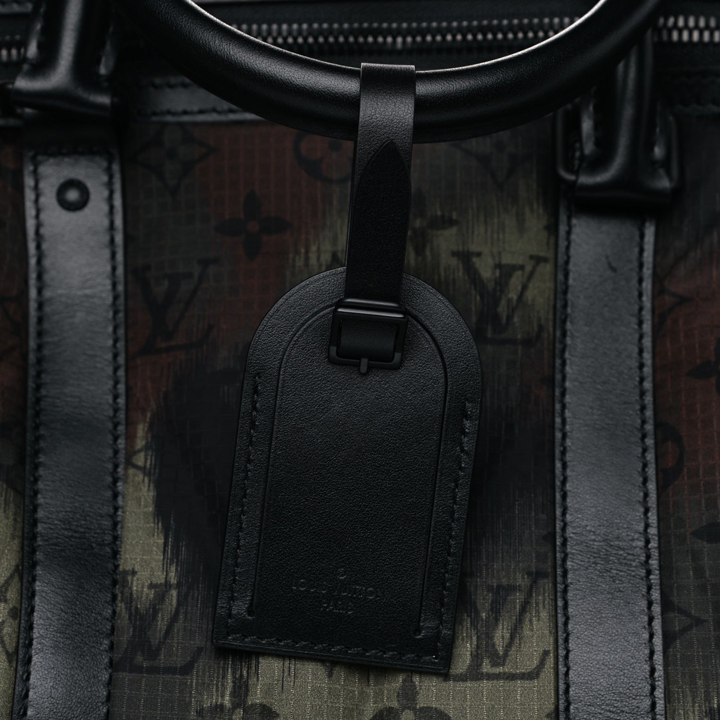 Nylon Monogram Camouflage Keepall Bandouliere 50 Kaki