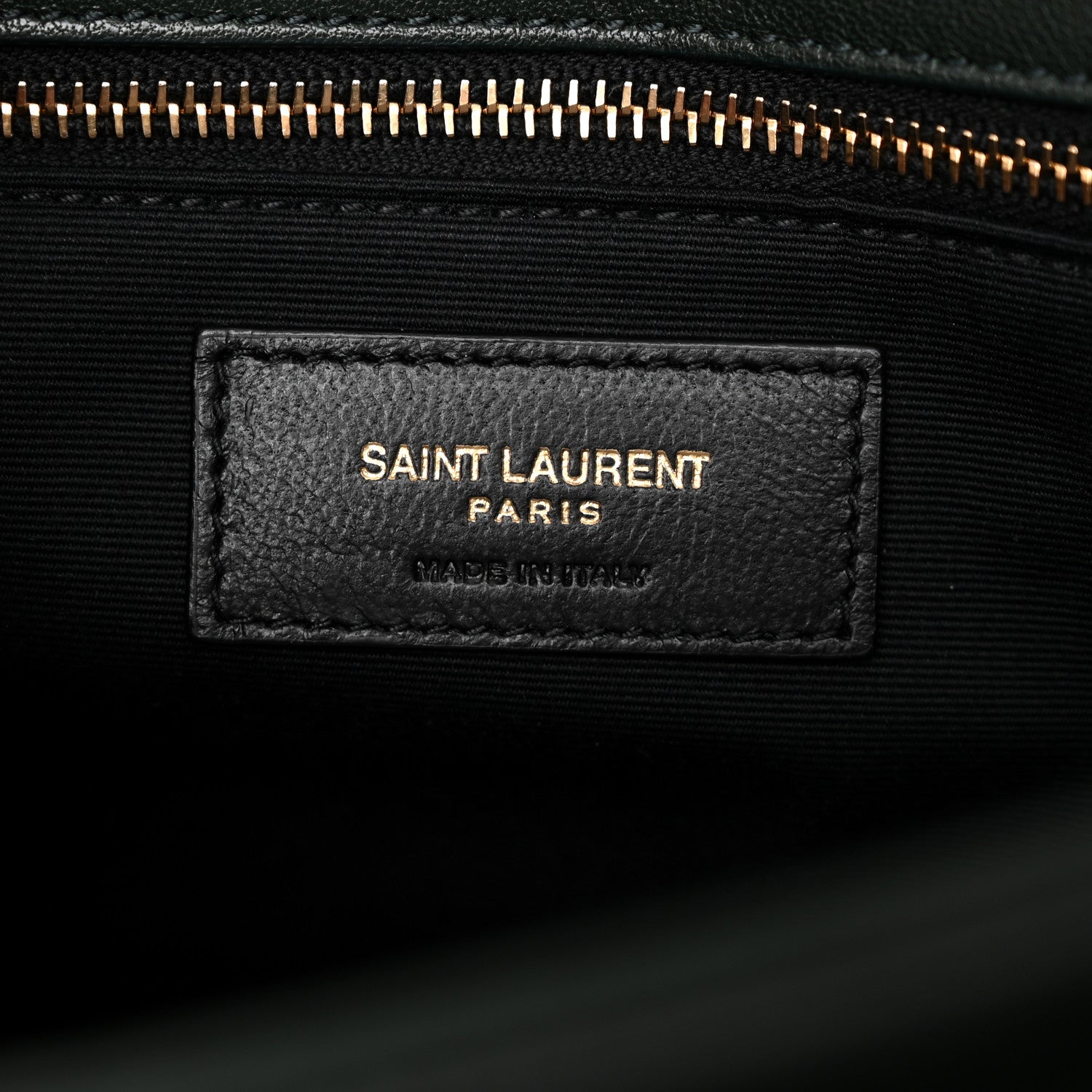 Saint Laurent Lambskin Quilted Mini Becky Chain Bag Vert Fonce 6 of 10