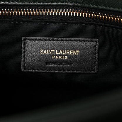 Saint Laurent Lambskin Quilted Mini Becky Chain Bag Vert Fonce 6 of 10
