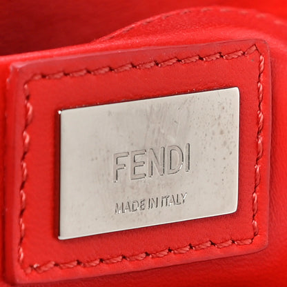 Fendi Nappa Mini Peekaboo Iconic Satchel Papavero 7 of 16