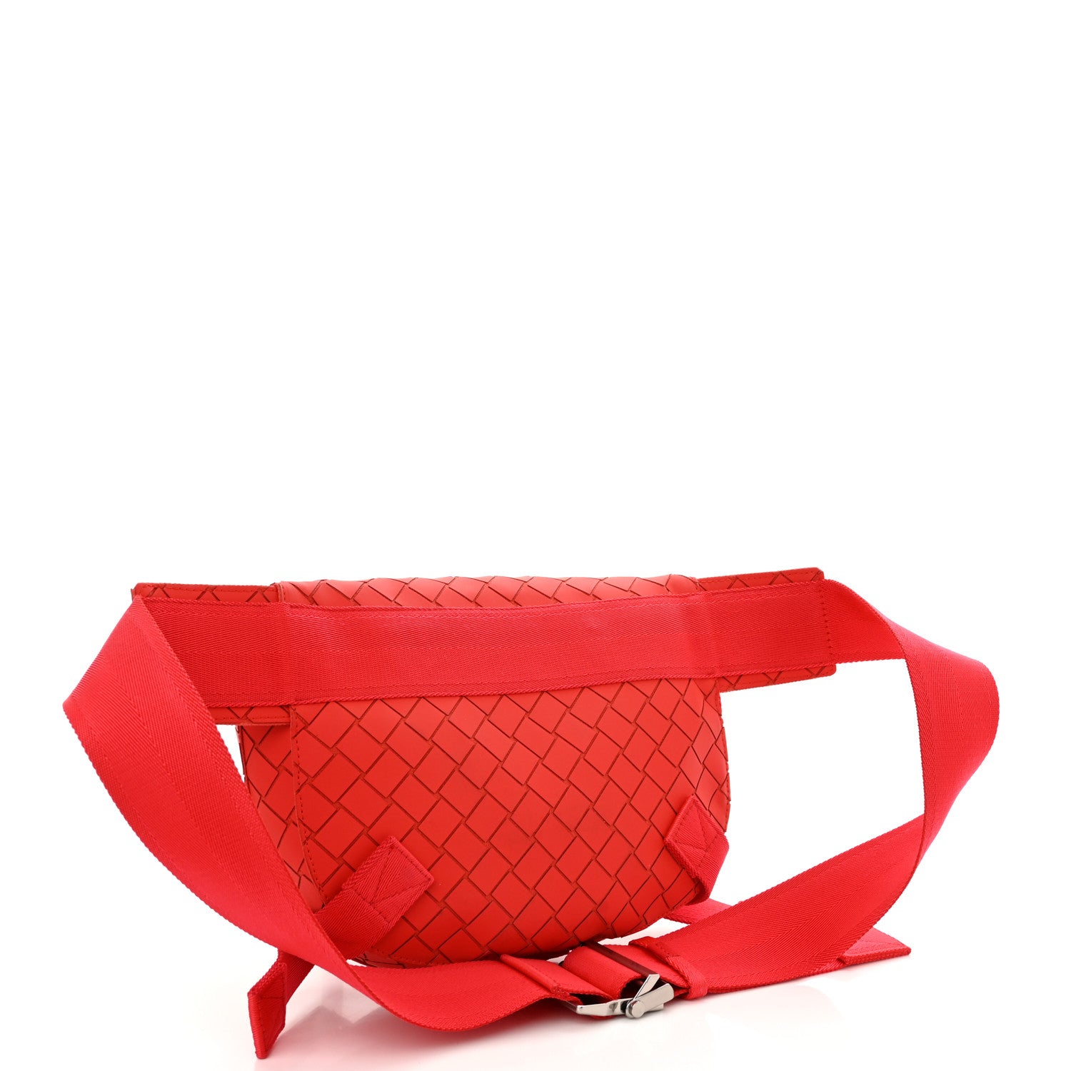 Bottega Veneta Nappa Intrecciato Carved Panels Belt Bag Red 3 of 11