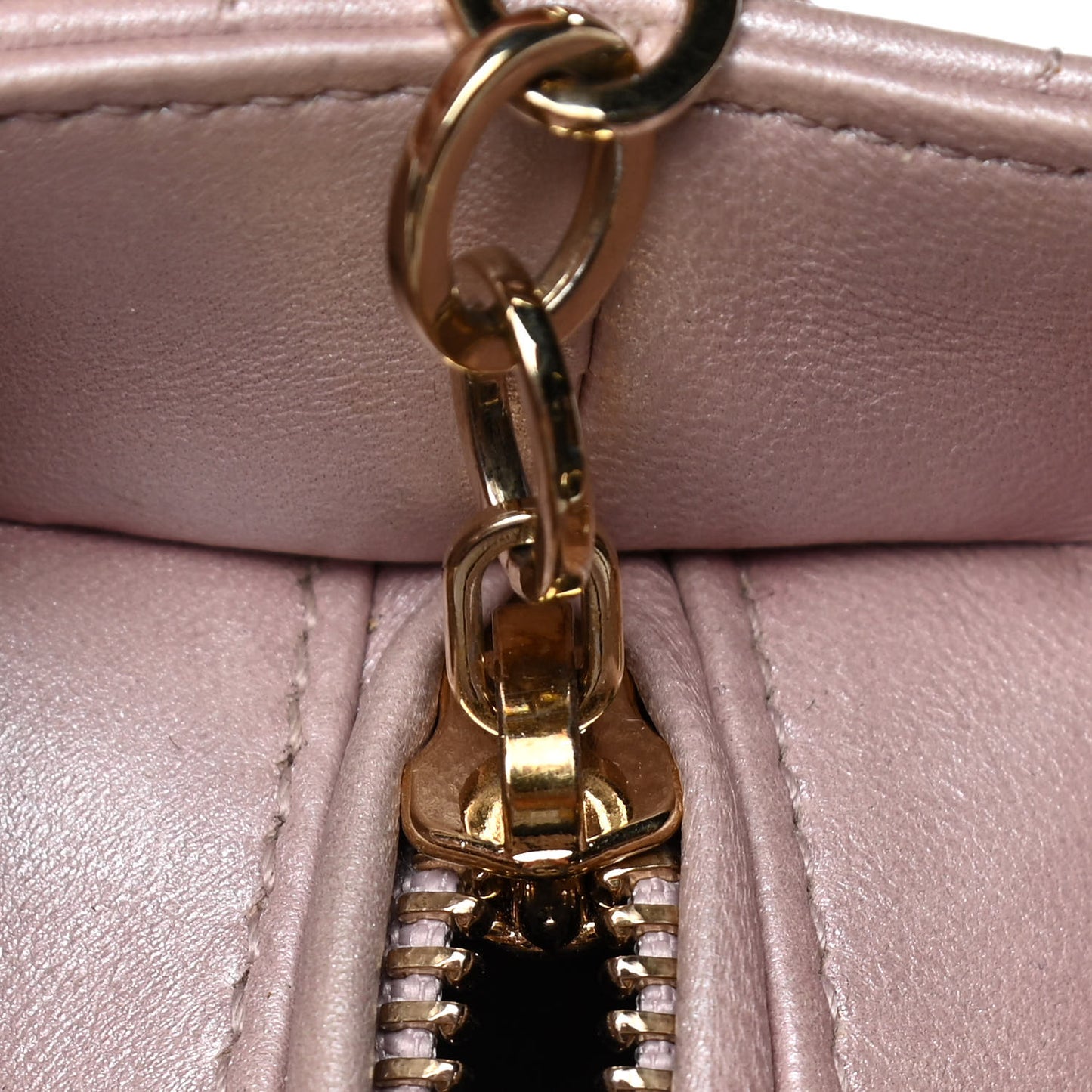 Pearly Lambskin Cannage Medium Lady Dior Lotus