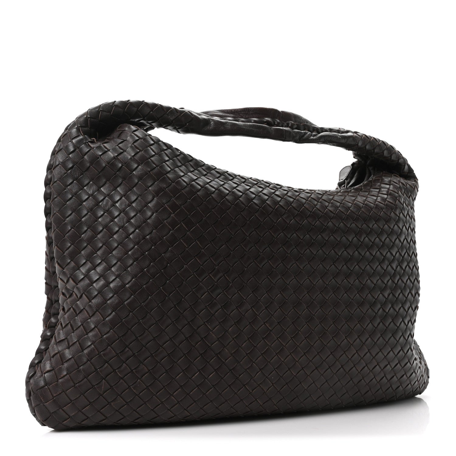 Bottega Veneta Nappa Intrecciato Large Veneta Hobo Ebano 3 of 10