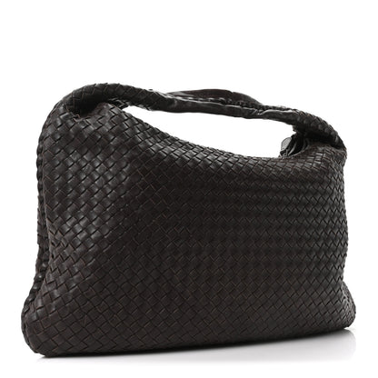 Bottega Veneta Nappa Intrecciato Large Veneta Hobo Ebano 3 of 10