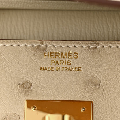 Hermes Ostrich Birkin 30 Parchemin 6 of 11