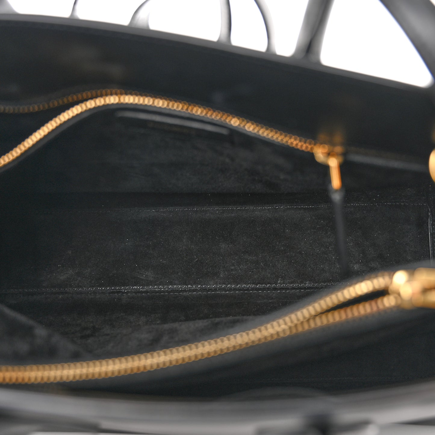 Calfskin Small Sac De Jour Black