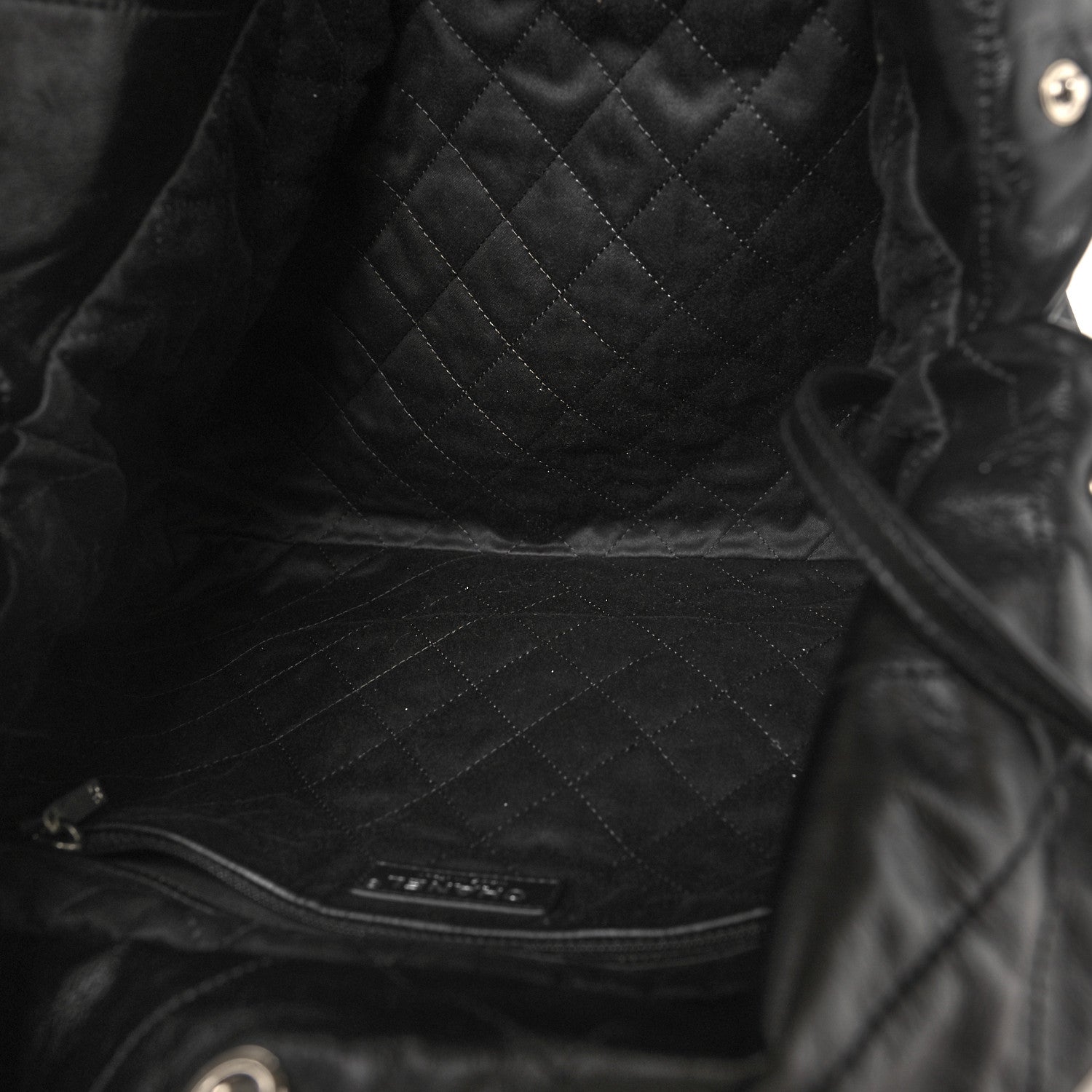 Chanel Shiny Calfskin Quilted Chanel 22 Black 6 of 11