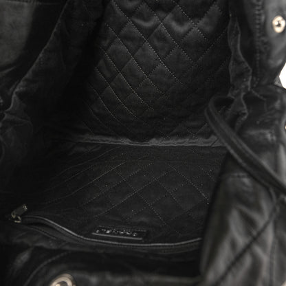 Chanel Shiny Calfskin Quilted Chanel 22 Black 6 of 11