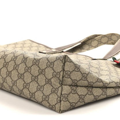 Gucci GG Plus Monogram Medium Signature Web Loop Tote Brown 10 of 10