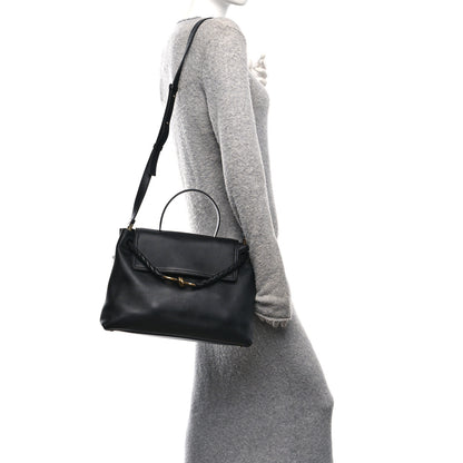 Bottega Veneta Silky Calfskin Medium Ciao Ciao Black 2 of 11