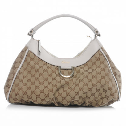 Gucci Monogram D Gold Large Hobo Off White 1 of 8