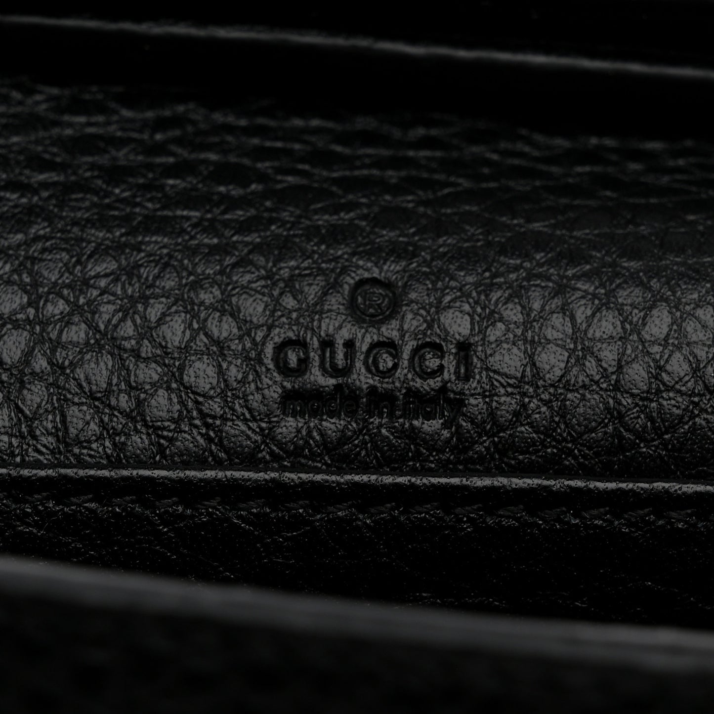 Calfskin Dionysus NM Chain Wallet Black