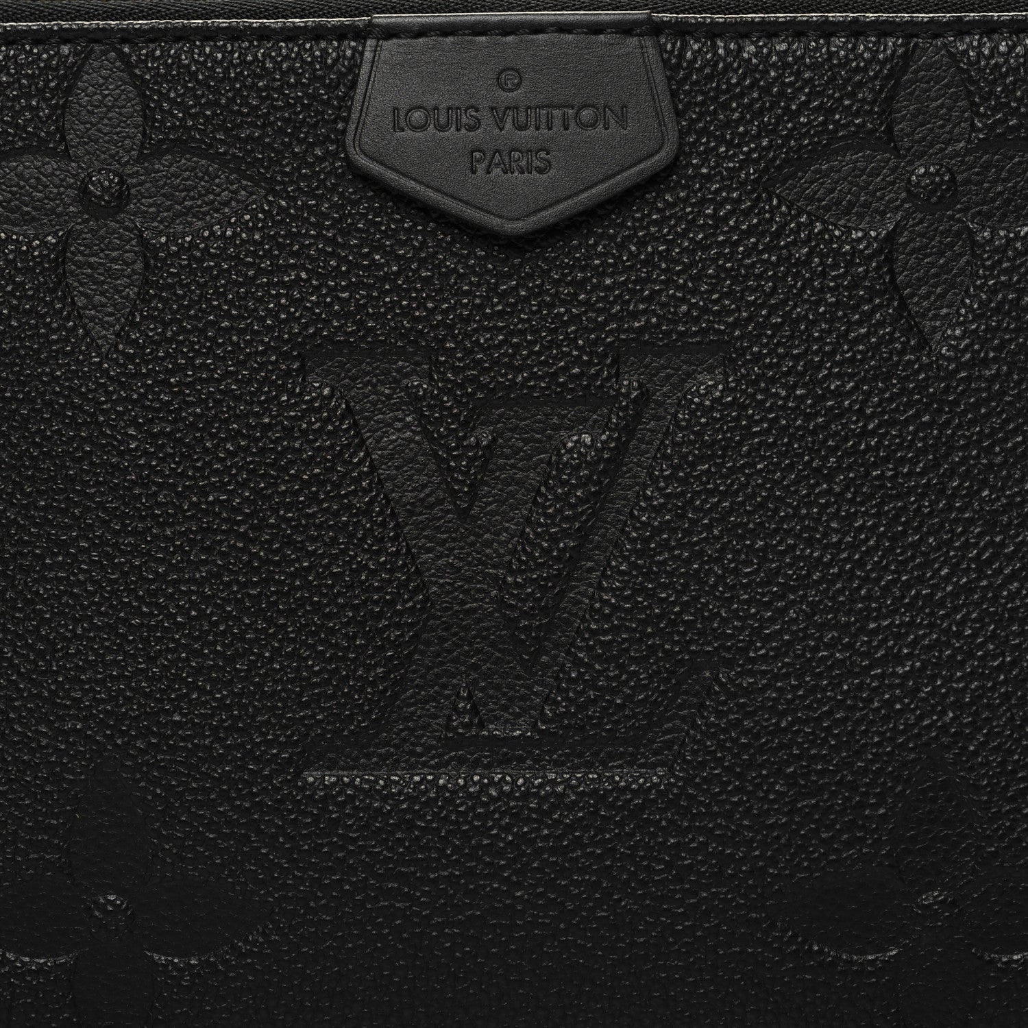 Louis Vuitton Empreinte Monogram Giant Multi Pochette Accessories Large Pochette Black 7 of 10