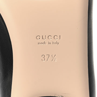 Gucci Malaga Kid Jarret Ballet Flats 37.5 Black White 8 of 9